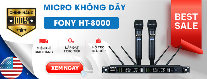 Micro sân khấu FONY HT-8000