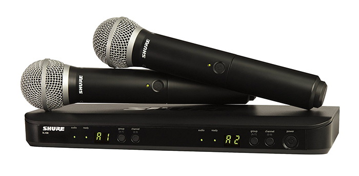 Micro sân khấu Shure BLX288A/PG58