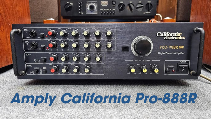 Amply Bluetooth California Pro-888R karaoke