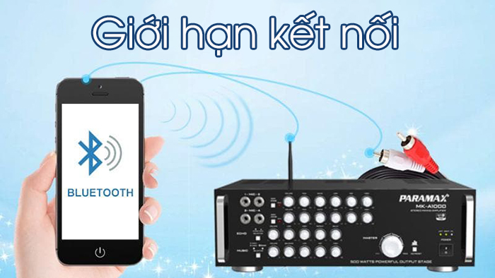 Bị giới hạn khoảng cách kết nối