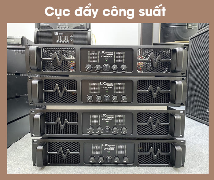 Cục đẩy công suất khuếch đại tín hiệu cho âm thanh