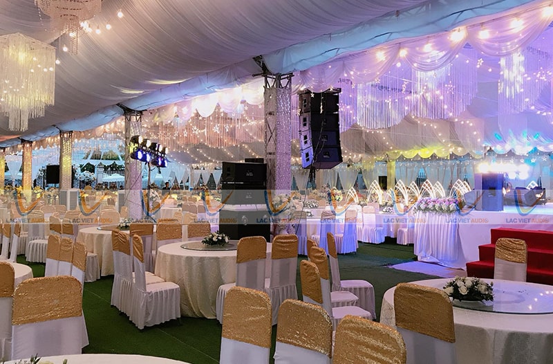Hệ thống âm thanh nhà hàng tổ chức sự kiện, tiệc cưới